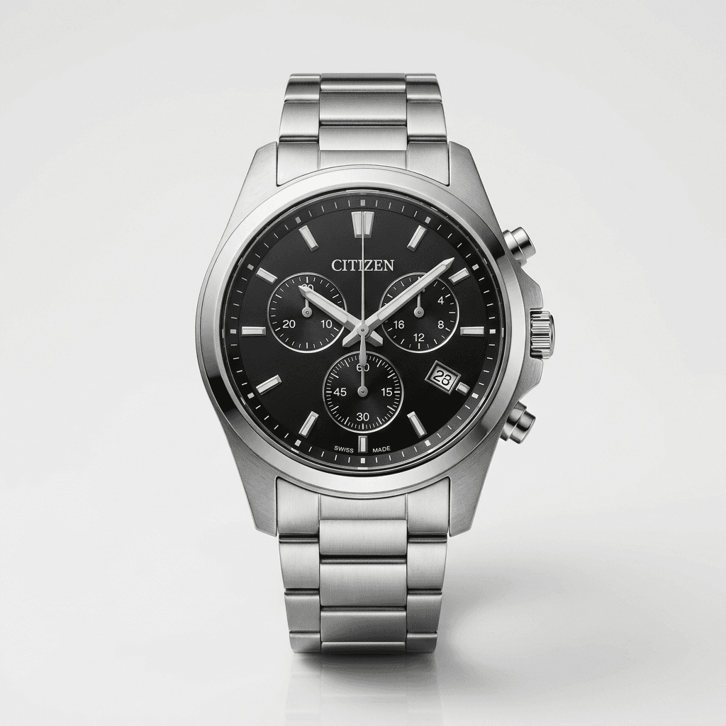 Stainless Steel Chronograph Watch