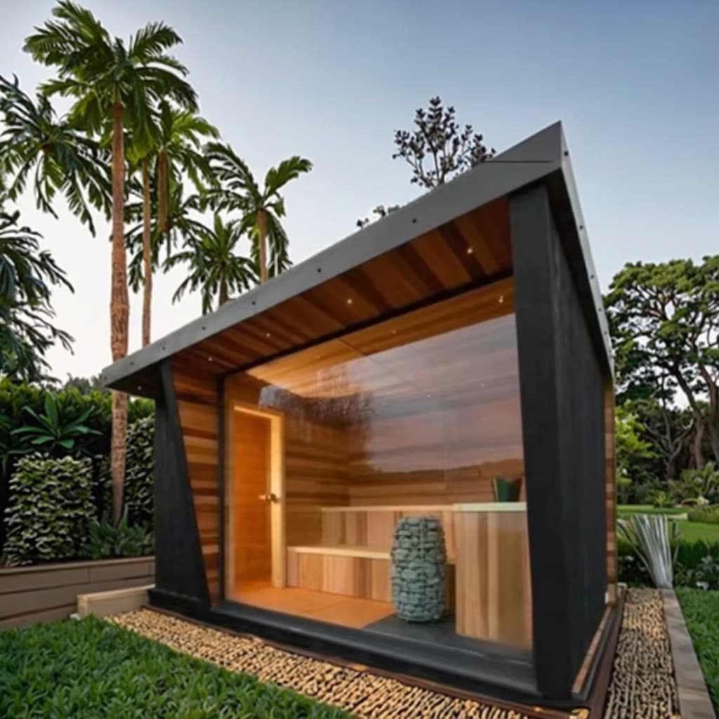 Garden Outdoor Sauna With Dry Steam Function