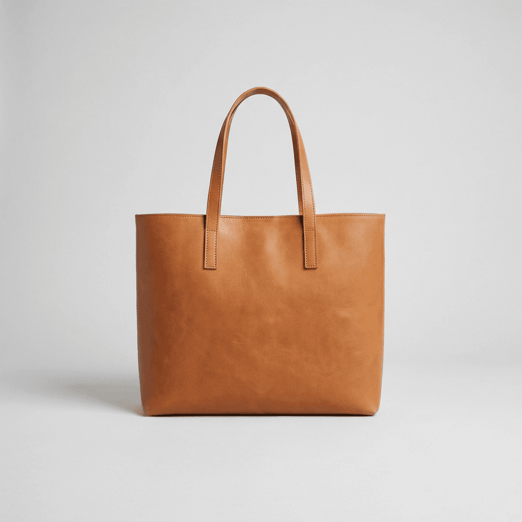 Minimalist Leather Tote